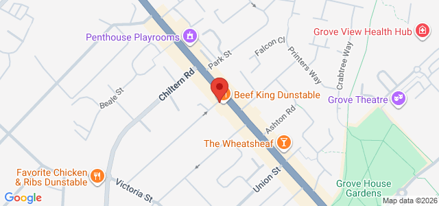 Map showing Beef King - Dunstable in Dunstable